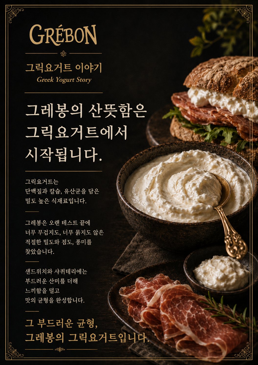 그릭요거트 이야기 포스터